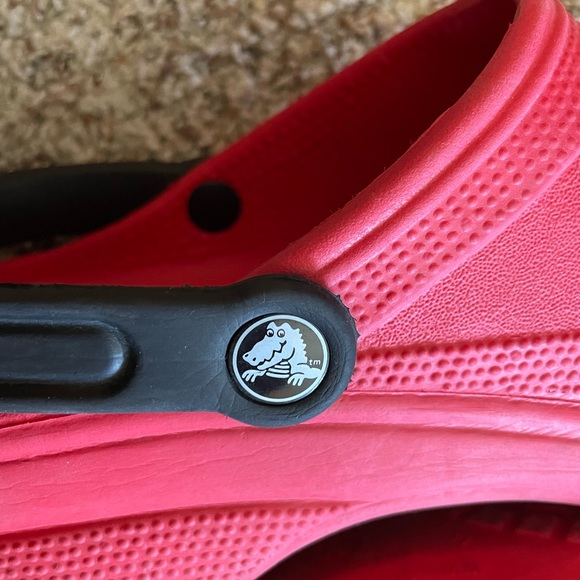 Mickey Mouse Crocs, Red and Black, XXL (Men's 10-11/Women's 12/14 - Picture 5 of 9